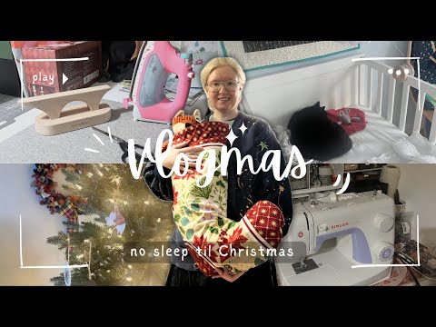 it's nearly Christmas and I got basically no tidying done this week (but I did make a stocking)