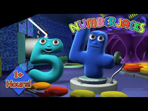 90 Mins of Addition & Subtraction! ➕➖ Numberjacks MARATHON | FULL EPISODES