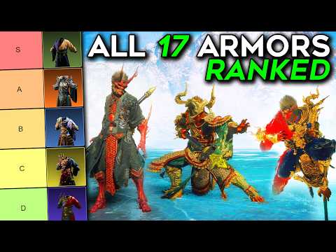 All Black Myth Wukong ARMOR Tier List ( SPOILER FREE ) Ranking EVERY Single Armor Set |  @SYROBE