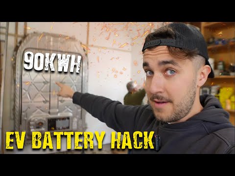 Hacking an EV Battery From a £90,000 Car - DIY Vehicle to Grid | ØY44