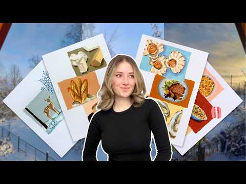 I painted my grandma’s winter comfort food in France