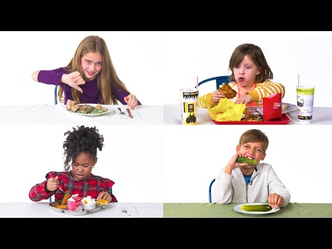 Kids Try 100 Years of School Lunches