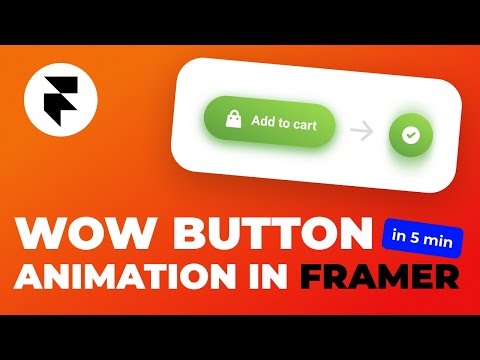 How to Create “Add to Cart” Button Animation | Framer Tutorial