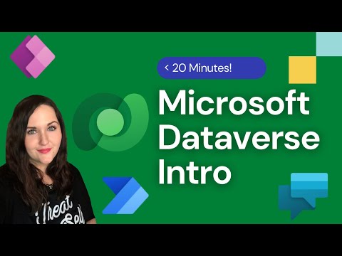 Microsoft Dataverse Intro in 20 Minutes #Dataverse