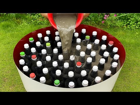 amazing unique table ideas from plastic bottles / Unique plastic bottle gardening craft ideas