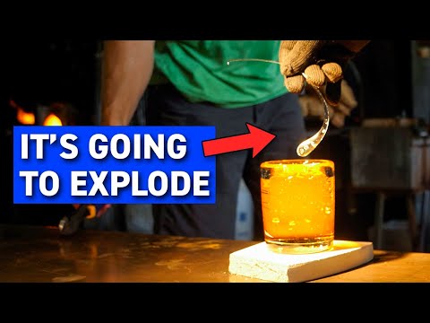 MOLTEN GLASS VS Prince Rupert's Drop - Smarter Every Day 285