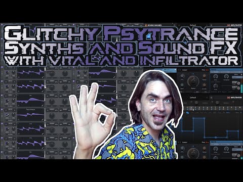 How To Synthesize and Sequence Glitchy Psytrance Grid Synths with Vital