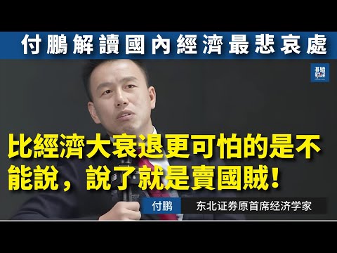 【付鵬重磅警告】國內最悲哀的真相-比經濟大衰退更可怕的是「不能說」，說了就是賣國賊！#付鵬 #付鵬警告 #言論自由 #中國言論 #社會危機 #經濟衰退  #時事解讀 #房地產 #蔡霞 #中国经济
