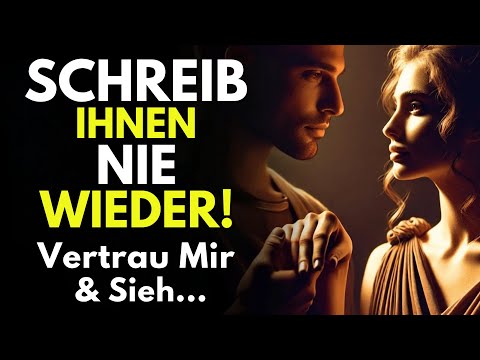 Schreib Ihnen Nie Wieder! Vertrau Mir Darauf und Sieh - Dunkle Stoische Philosophie