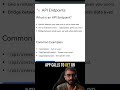 API Endpoints : How Your App Talks to Server #api #apiEndpoint