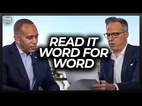 Watch Dem’s Face After Host Reads Actual Bill Word for Word