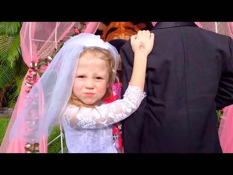 Nastya trở thành cô dâu lộng lẫy trong đám váy cưới