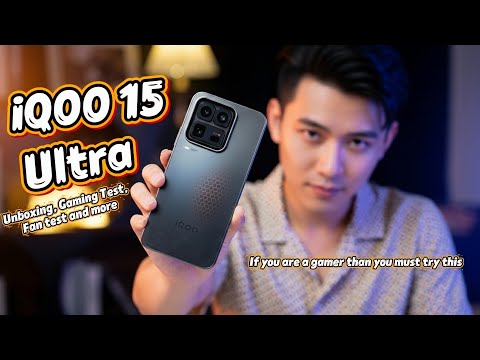 iQOO 15 Ultra Unboxing + Ultimate Gaming Test with Cooling Fan (Insane Performance!)