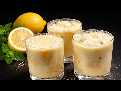 Cremiges Zitronen-Dessert mit Weißer Schokolade – Ohne Backen & Unglaublich Zart 🍋