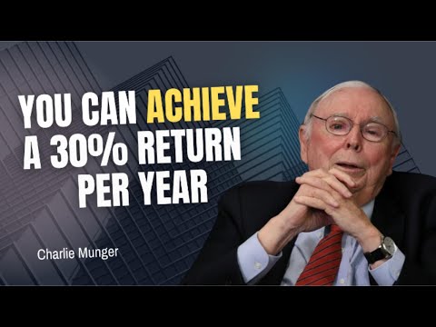 Charlie Munger Speech: DO This And Achieve a 30% Return Per Year
