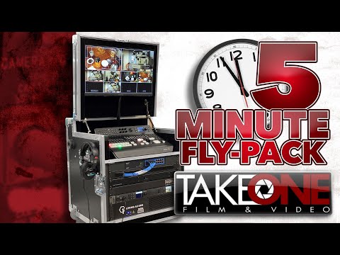 5 MINUTE FLYPACK - Super Portable A/V Production Fly Pack System!