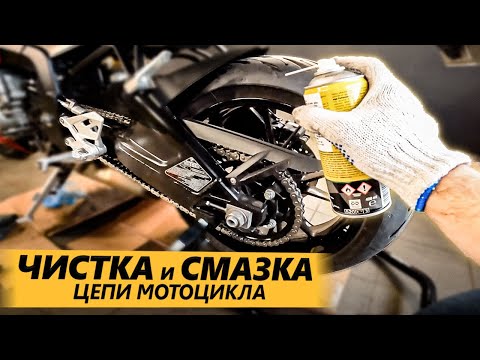 How to clean and lubricate a chain without going into detail