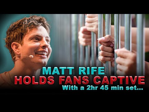 MATT RIFE WON’T GET OFF STAGE