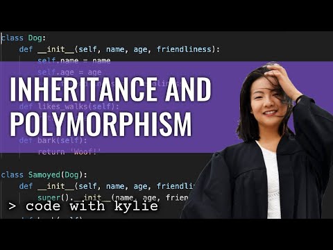 Inheritance/Polymorphism in Object Oriented Programming | Python for Beginners | Code with Kylie #10