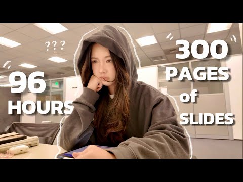 STUDY VLOG: 96 Hours of Trying Not to Fail ☠️ | CS major, study motivation