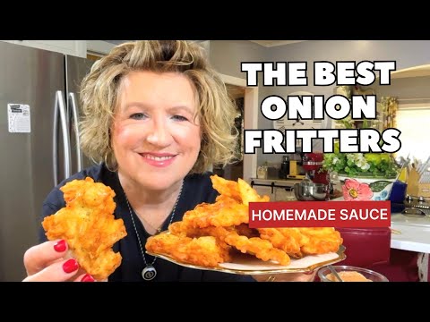 Fritter Frenzy Onion Fritters! BETTER Than A Blooming Onion! Addicting!