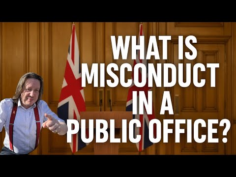 What is the crime of Misconduct in a Public Office - Barrister Barrett Mansplains!
