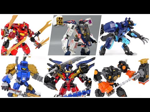 Excessively Upgraded LEGO Ninjago Mechs