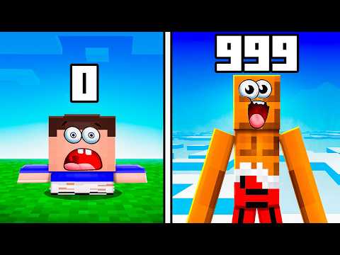 +1 СМ КАЖДУЮ СЕКУНДУ! Я ВЫРОС ГИГАНТОМ В МАЙНКРАФТ! 😱