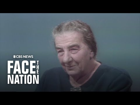 From the Archives: Israeli Prime Minister Golda Meri on "Face the Nation," October 1973