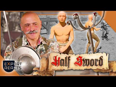 Sword Fighter Reacts to BRUTAL Half Sword Combat | EXP