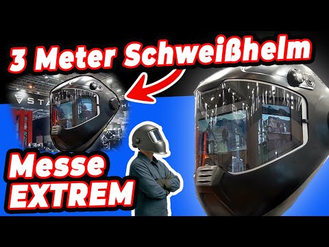 IRRE 👉Stahlwerk baut größten Schweißhelm d. WELT!
