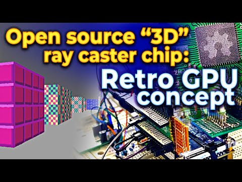 Raybox-zero chip: Open-source silicon ray caster 3D game; Tiny FPGA/Verilog "GPU" ASIC | sky130 VLSI
