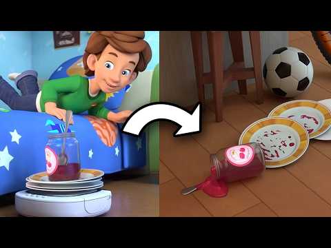 Tom Thomas' Robot Makes a Mess | The Fixies Full Episodes