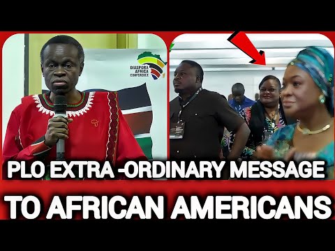 PLO lumumba: We Must Do This .NO OTHER OPTION, ITS NOW OR NEVER All Blacks Must LISTEN! 