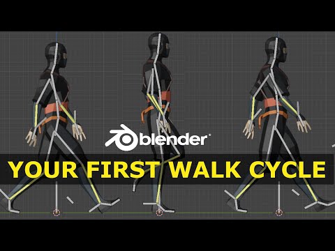 Blender Your First Walk Cycle : Beginners