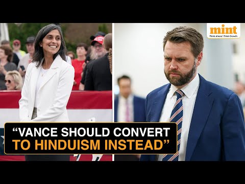 Vance Under Fire from Hindus Over 'Convert' Call For Wife Usha: "Engage With Hinduism..." | Watch