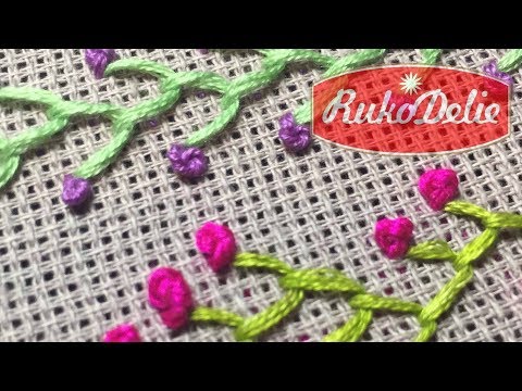 Виды Тамбурного Шва 🔗 Декоративные швы. Часть 4.