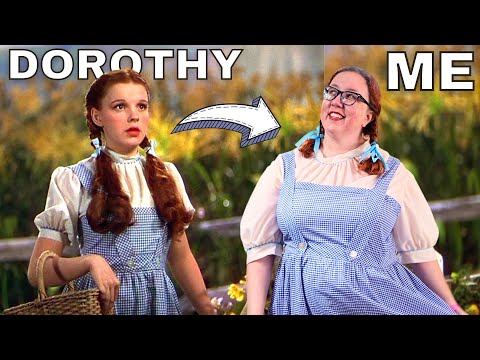 I made a PLUS SIZE Dorothy Dress using the REAL movie dress from Wizard of Oz