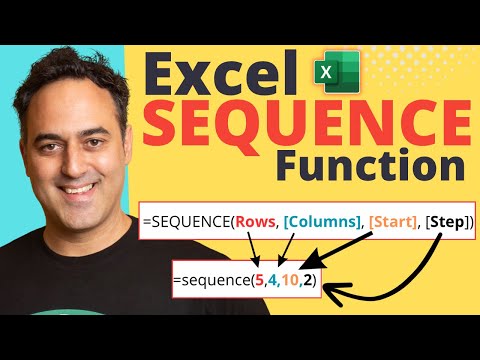 How to Use the Excel SEQUENCE Function
