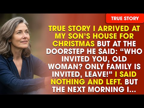 I Arrived at My Son’s House for Christmas — He Said, “Who Invited You, Old Woman? Leave!”