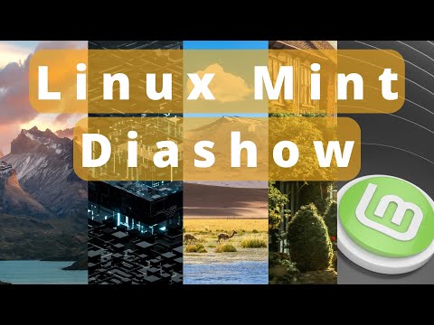 Diashow mit Bildern aus dem Internet & Alle Mint Hintergründe - Linux Mint Basics