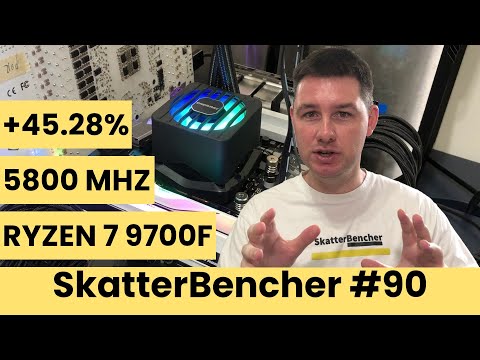 Ryzen 7 9700F Undervolt & Overclock to 5800 MHz | SkatterBencher #90