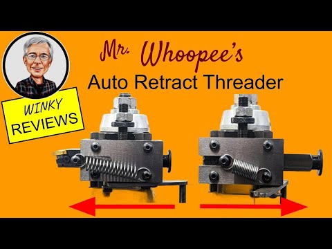 Using Mr. Whoopee's Auto Retract Threader to finish my Lathe Spindle Adapter