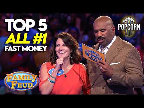 Top 5 PERFECT Fast Money Rounds That Shocked Steve Harvey! | Family Feud