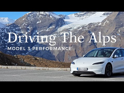 Driving The High Alpine Road In My Model 3 Performance