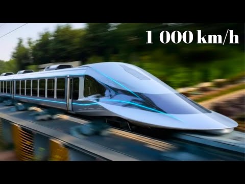 Le nouveau train chinois est plus rapide qu'un avion (1 000 km/h)