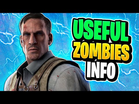 20 MORE Minutes of USEFUL COD Zombies Information