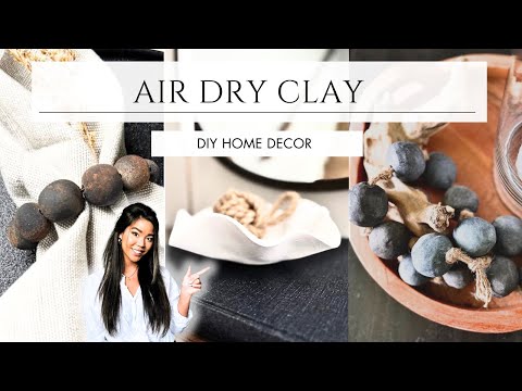 AIR DRY CLAY DECOR | High-End Looks For Less