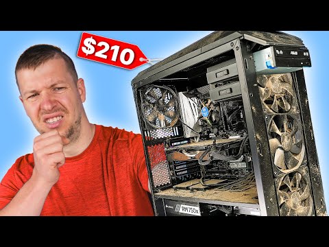 Buying a BROKEN $210 Gaming PC On Facebook Marketplace