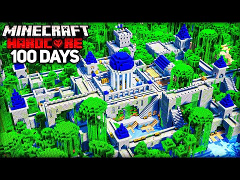 I Survived 100 Days in a JUNGLE ONLY World in Minecraft Hardcore